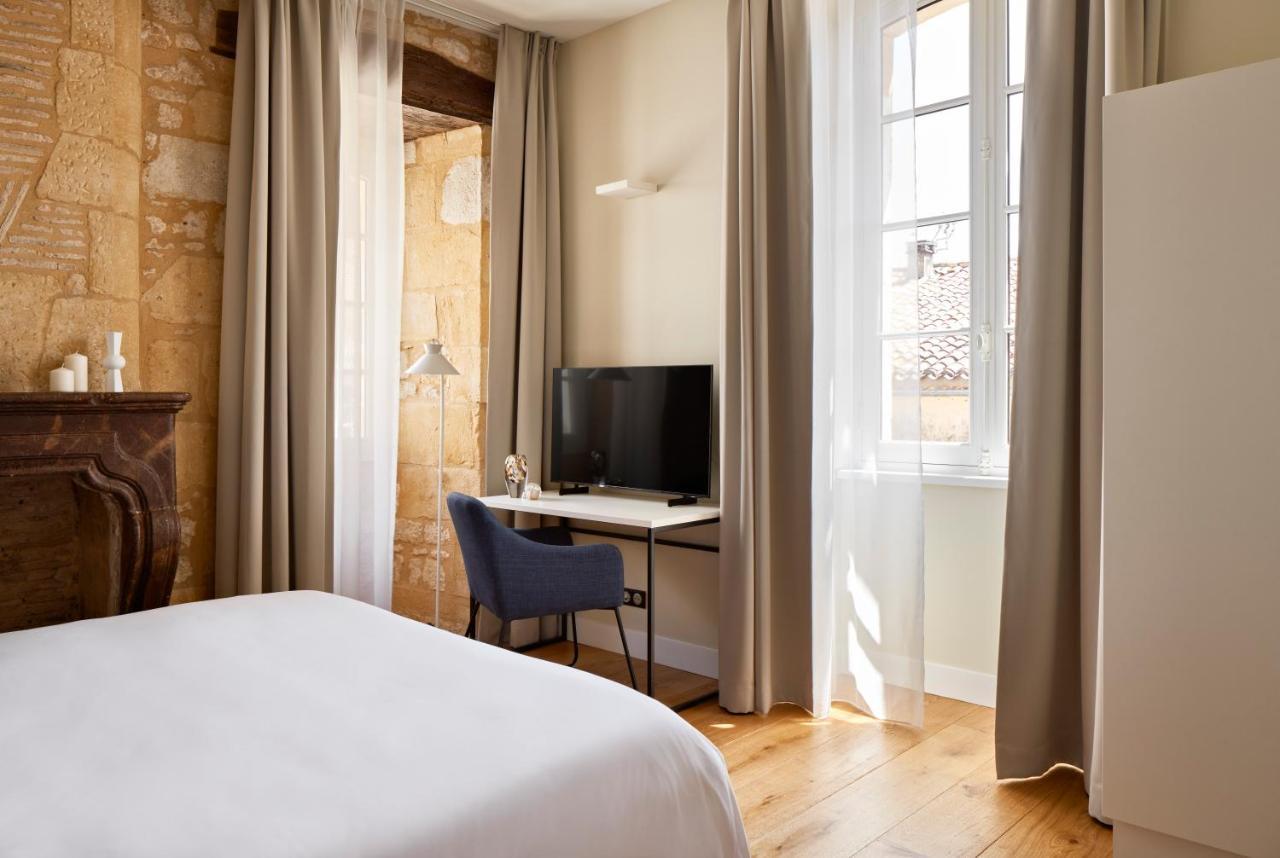 Hotel Le Chevalier Bleu Monpazier Eksteriør billede